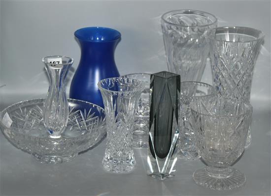 Edinburgh cut glassware & other
